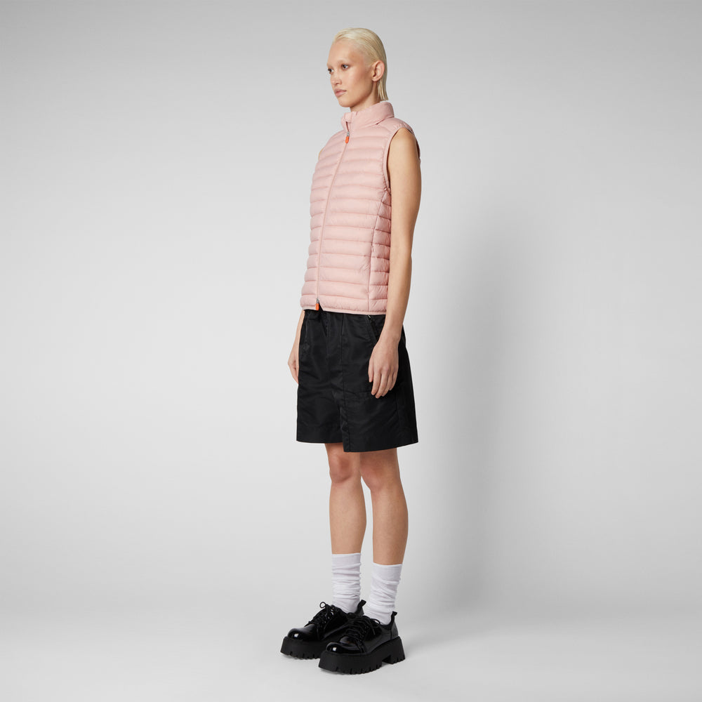 Save the duck Gilet IMBOTTITO donna Charlotte Rosa antico Sconti questo mese