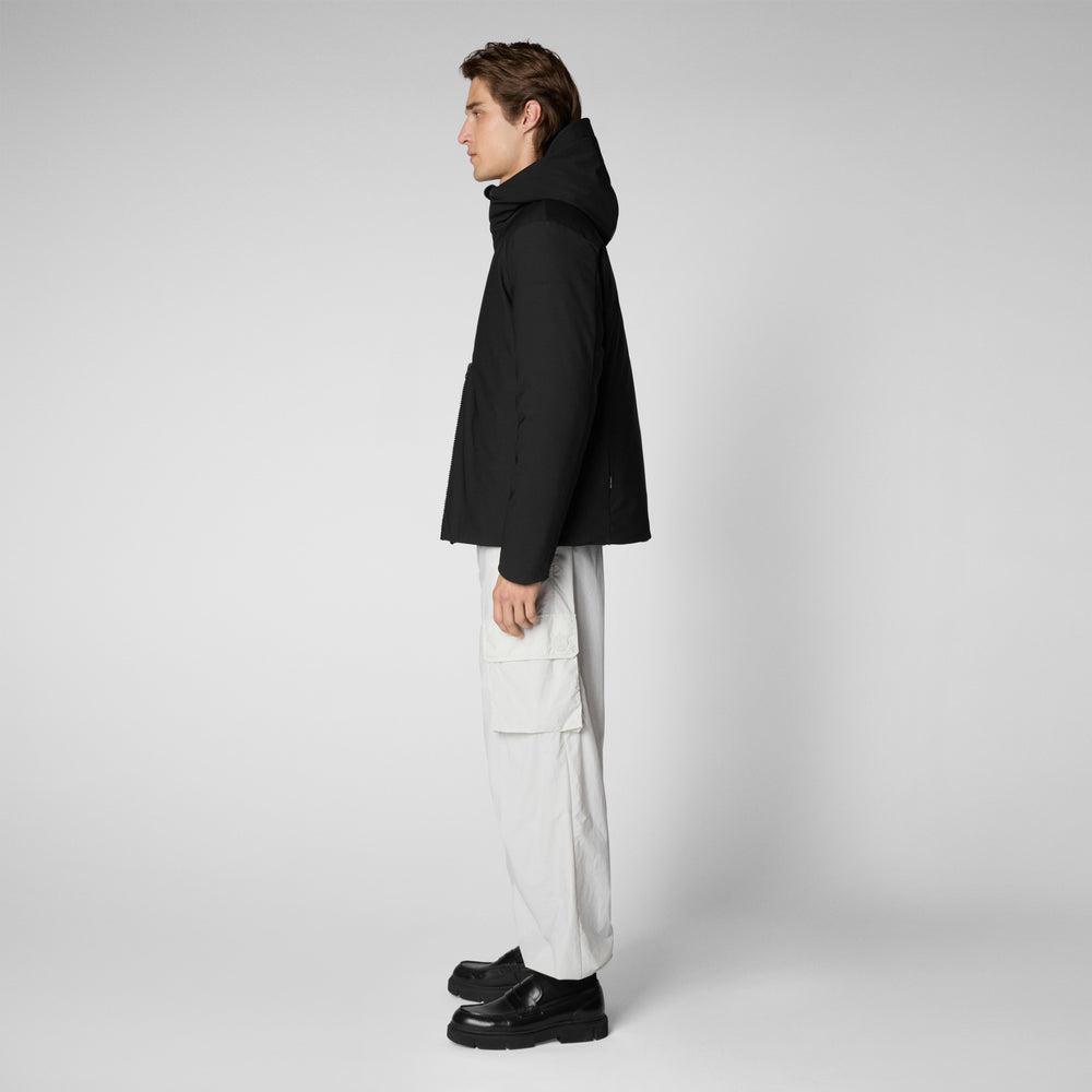 Save the duck PARKA UOMO SABAL IN NERO Promozione