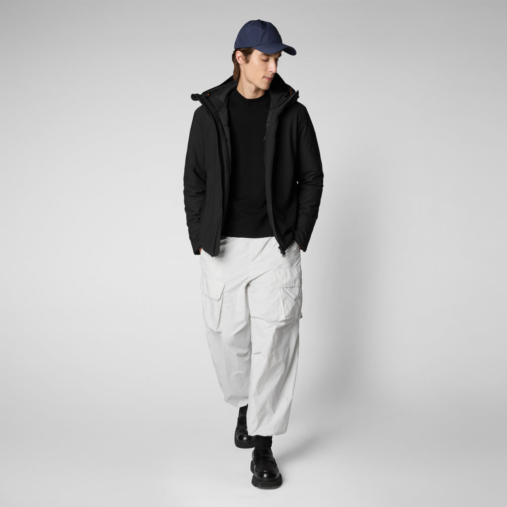 Save the duck PARKA UOMO SABAL IN NERO Promozione