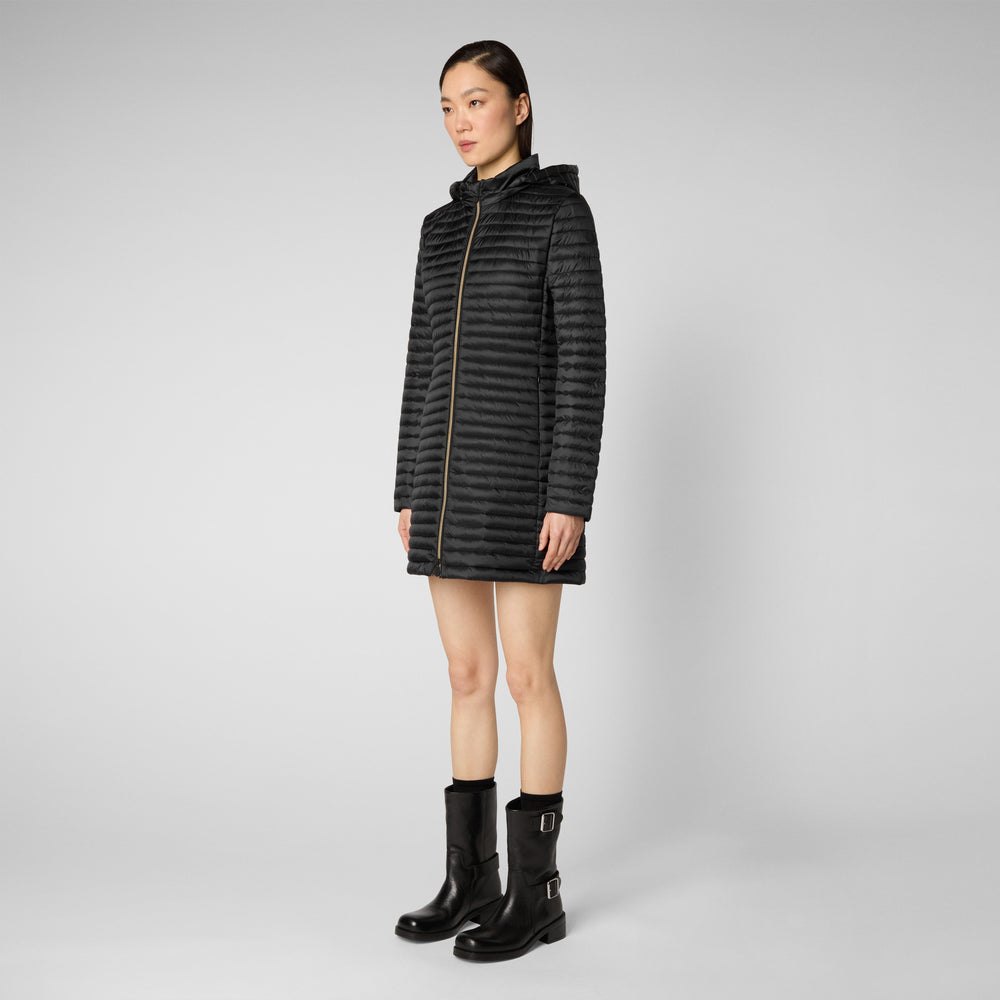 Save the duck Piumino animal free donna Megs Nero Prezzo Ridotto