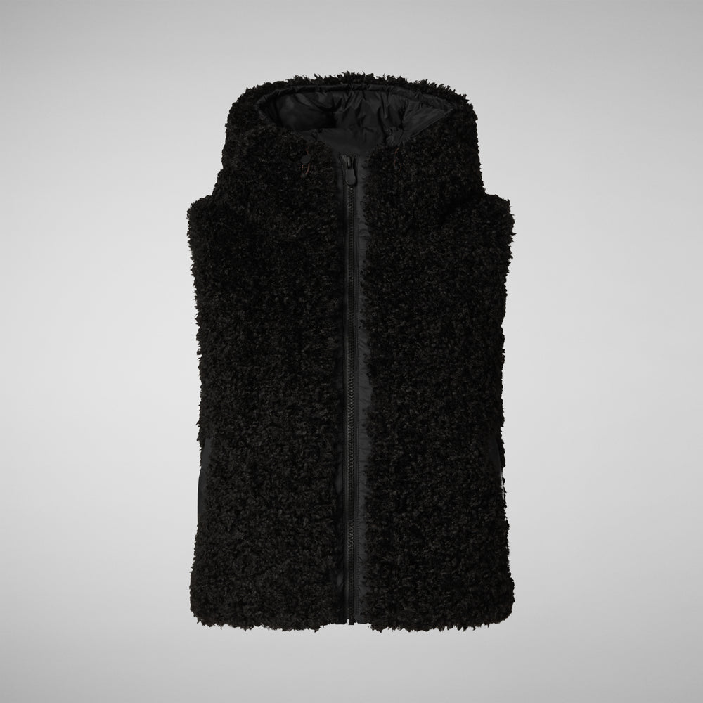 Save the duck GILET CON CAPPUCCIO DONNA KLARA NERO Economico