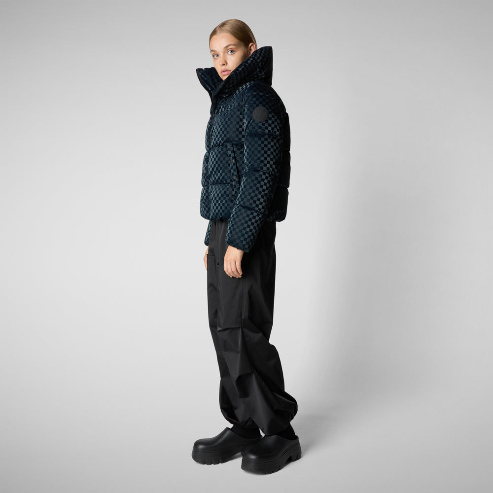 Save the duck GIACCA DONNA ALAS BLU NERO Outlet
