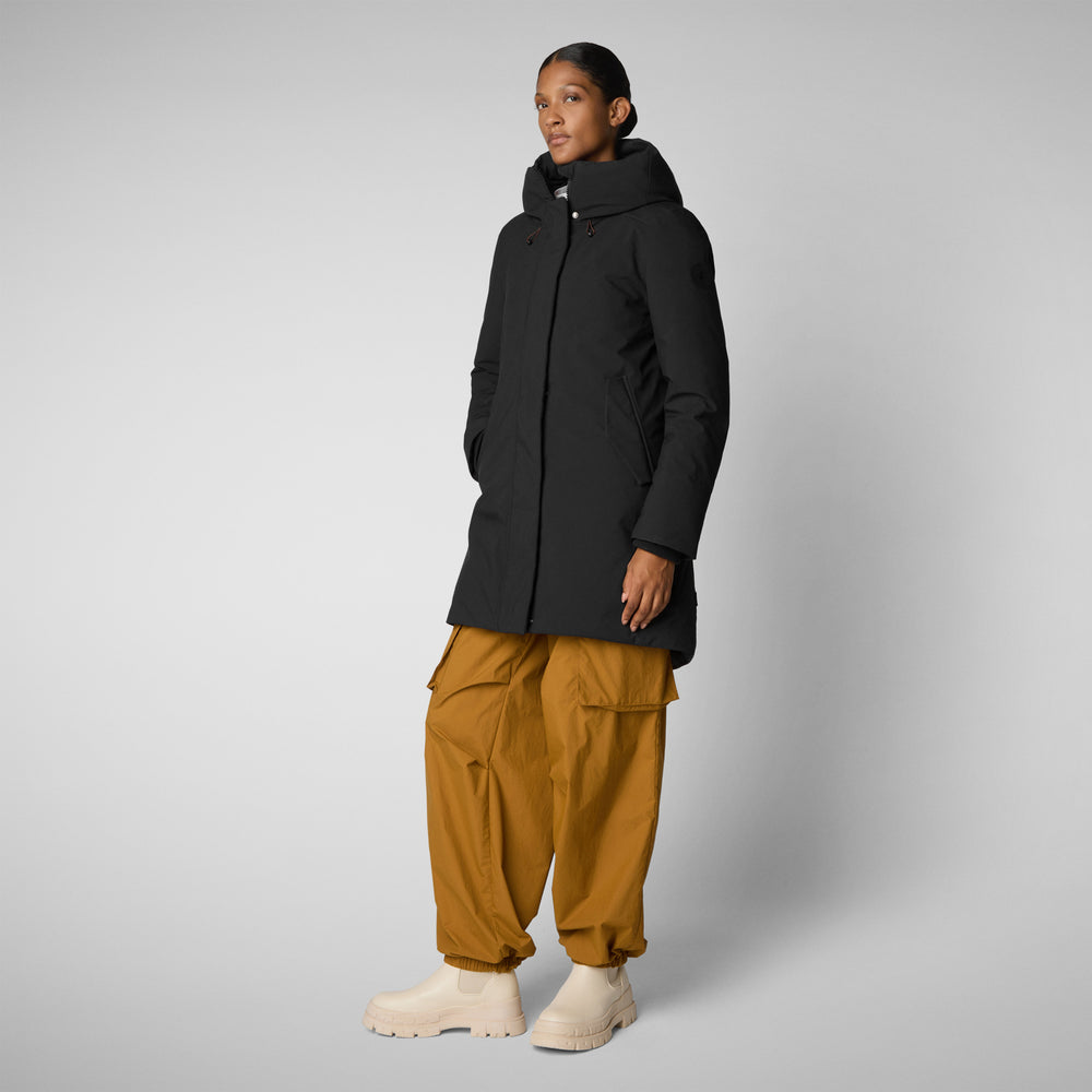 Save the duck PARKA DONNA CON CAPPUCCIO NELLIE NERO I Più Venduti
