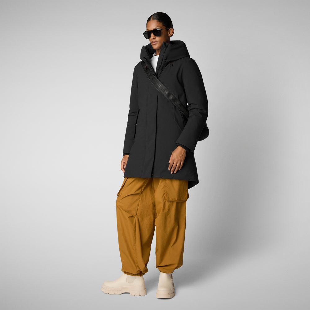 Save the duck PARKA DONNA CON CAPPUCCIO NELLIE NERO I Più Venduti
