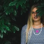 Sort of looser Eco-Crop Top_Optycal Waves Moda