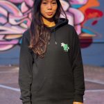 Sort of looser UNISEX Hoodie TIGER_Black Violet #baliinspired Shopping Online