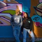 Sort of looser UNISEX Hoodie TIGER_Black Violet #baliinspired Shopping Online