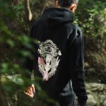 Sort of looser UNISEX Hoodie BARONG_Black Rose #baliinspired Sottocosto