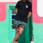 Sort of looser UNISEX T-shirt BARONG_Black Rose #baliinspired Sconto