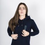 Sort of looser REVOLUTION_navy hoodie Moda