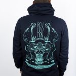 Sort of looser REVOLUTION_navy hoodie Moda