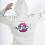 Sort of looser SHARK_grey hoodie 2025
