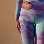 Sort of looser Eco-Leggings Yoga_Violet Vendita Economica