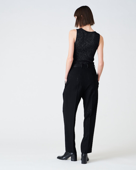 Suoli Pantalone Carota Gessato Nuova