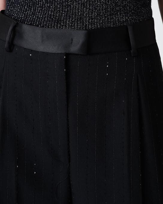 Suoli Pantalone Carota Gessato Nuova
