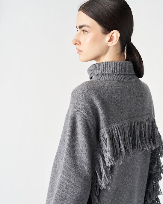 Suoli Abito Dolcevita C/frange Black Friday Prezzi