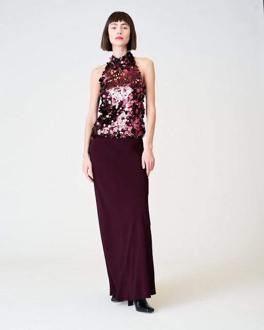 Suoli Top All'americana In Macro Paillettes Negozio