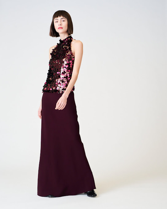 Suoli Top All'americana In Macro Paillettes Negozio