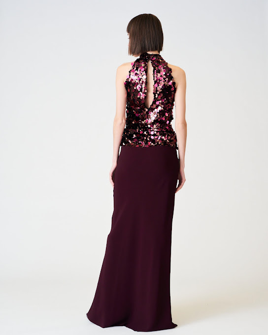 Suoli Top All'americana In Macro Paillettes Negozio