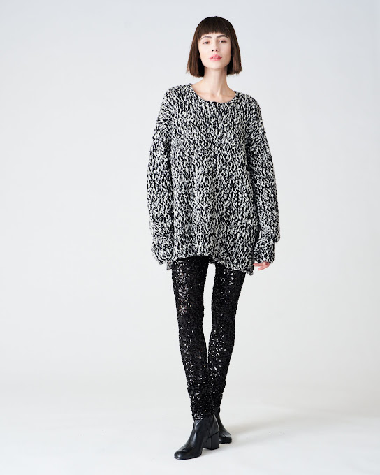 Suoli Girocollo Over In Maglia Mouline' Moda