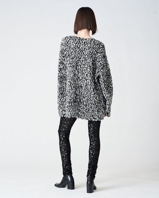 Suoli Girocollo Over In Maglia Mouline' Moda