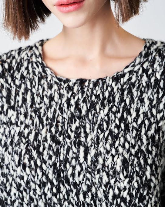 Suoli Girocollo Over In Maglia Mouline' Moda