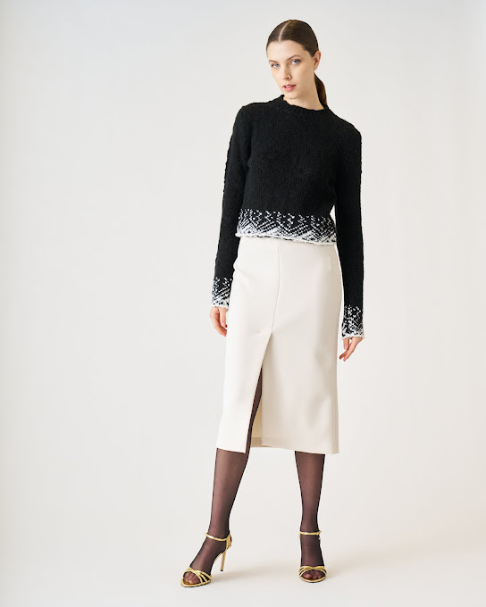 Suoli Maglia Girocollo Jacquard Fino Al -60%