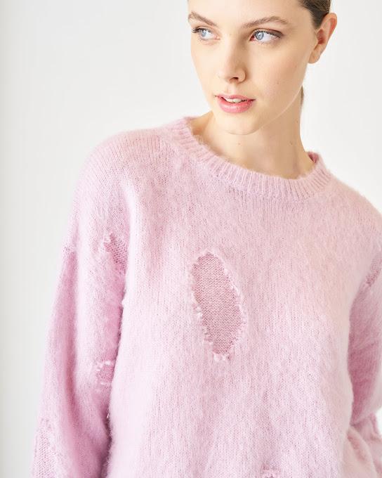 Suoli Maglia Girocollo C/rotture Offerta