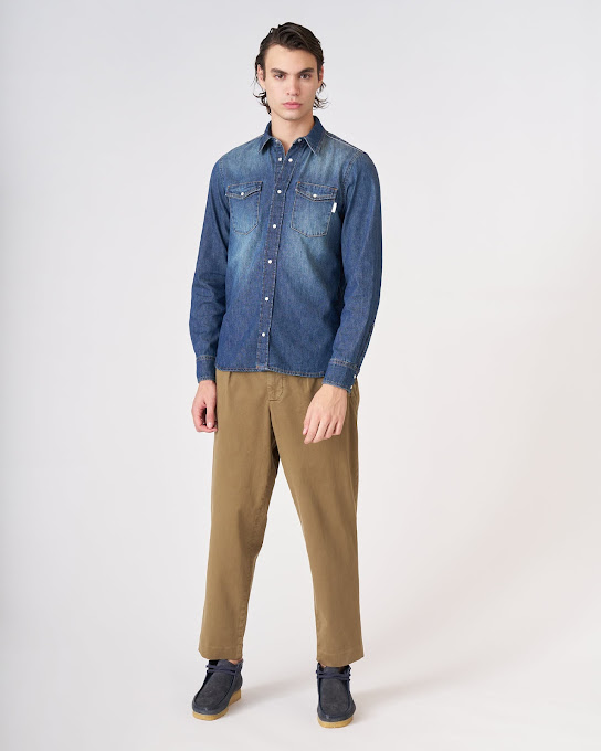 Suoli Camicia Texana Denim Convenienza