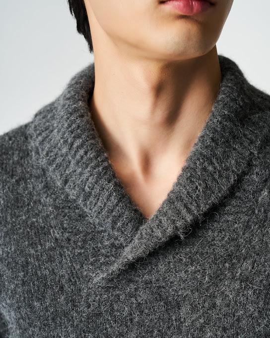 Suoli Maglia Collo Sciallato Economico