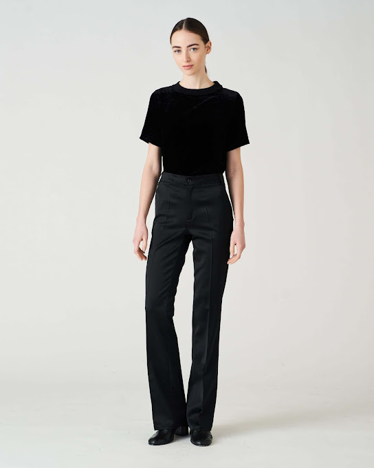 Suoli Pantalone Zampetta Raso Lana Negozio
