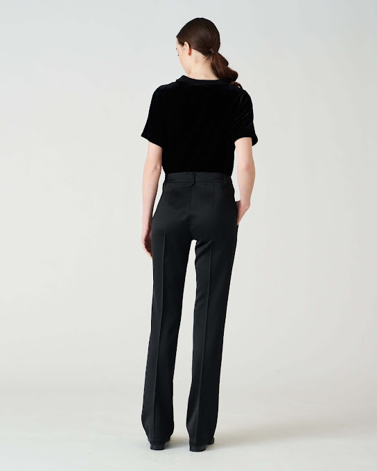 Suoli Pantalone Zampetta Raso Lana Negozio