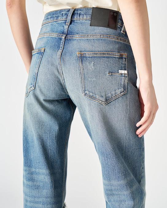 Suoli Pantalone Denim Low Rise Zoe In Saldo