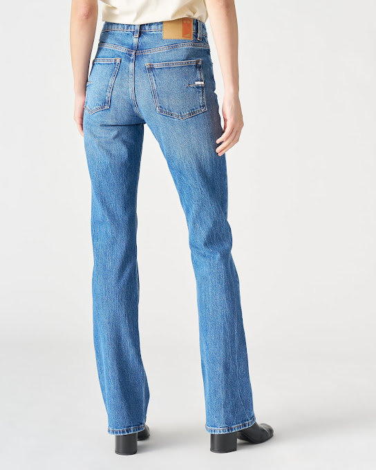 Suoli Pantalone Denim Flared Edna Nuova