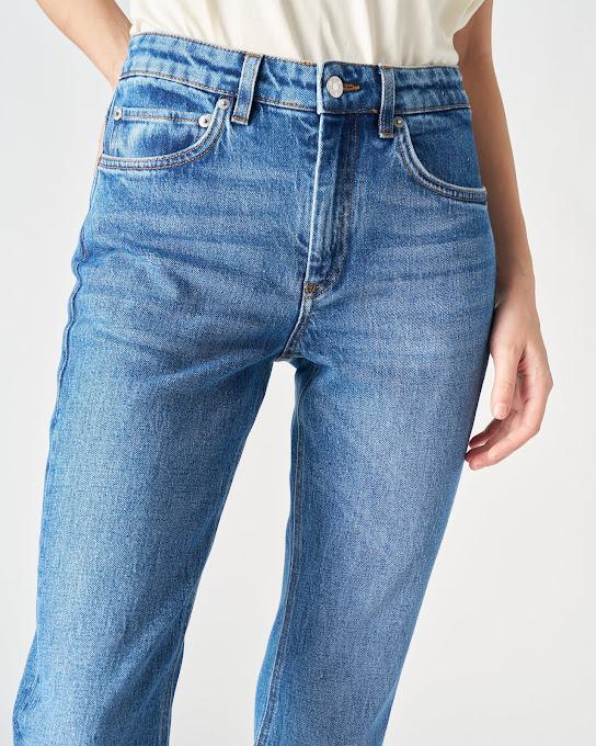 Suoli Pantalone Denim Flared Edna Nuova