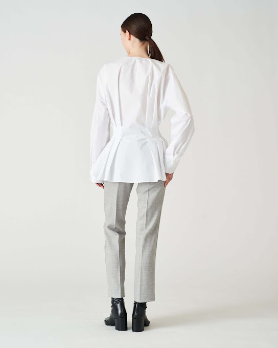 Suoli Camicia Pieghe Cotone Acquista Ora