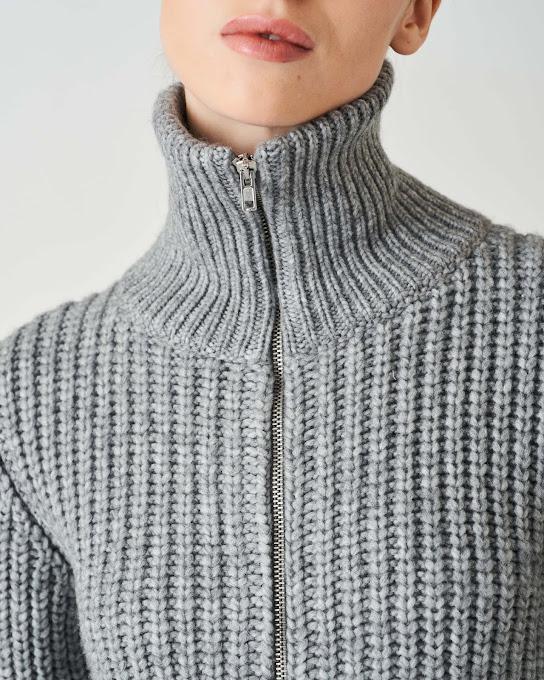 Suoli Giacchino In Maglia C/zip Affare Del Giorno