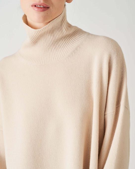 Suoli Maglia Over Collo Alto Convenienza