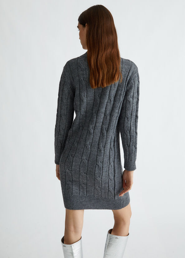 Liu Jo Abito grigio in maglia Hotsell