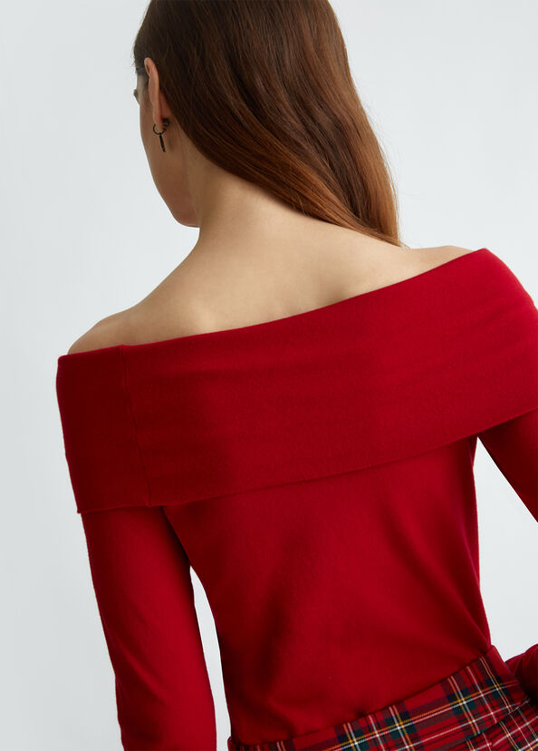 Liu Jo Body rosso con cut-out Saldi Di Fabbrica