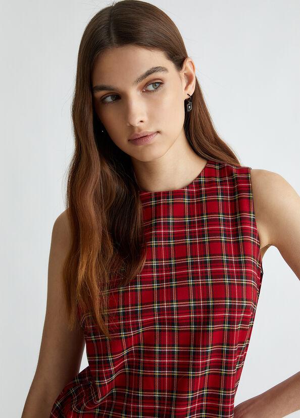 Liu Jo Abito corto in tartan Moda
