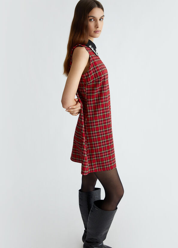 Liu Jo Abito corto in tartan Moda