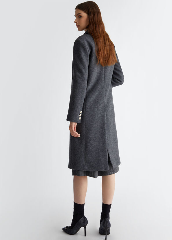 Liu Jo Cappotto slim in misto lana 2025