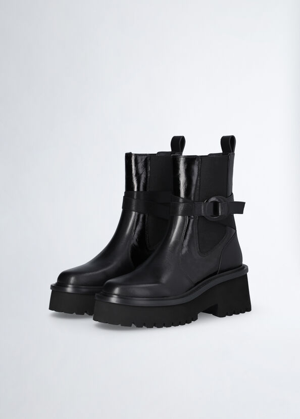 Liu Jo Stivaletti beatles in pelle Outlet