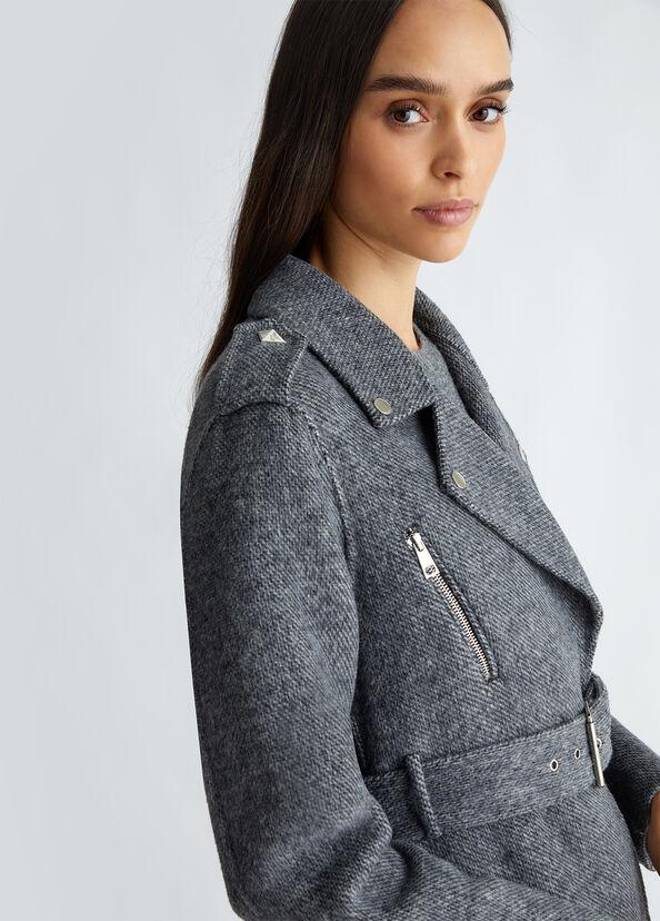 Liu Jo Giacca biker in misto lana Fino Al -60%