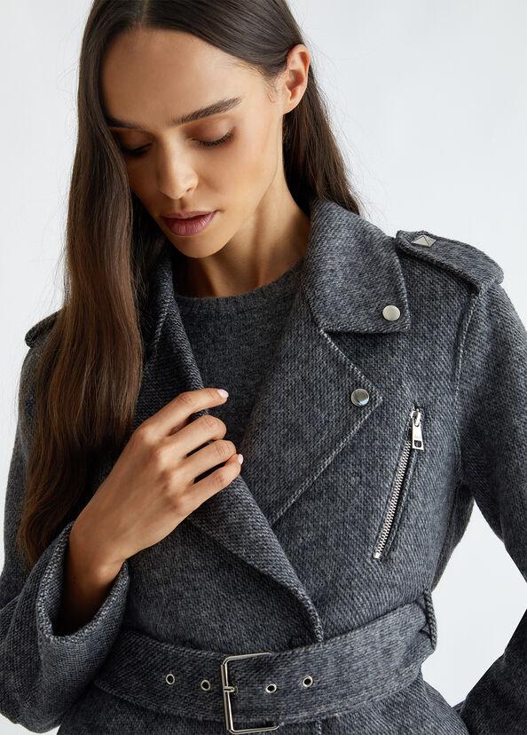Liu Jo Giacca biker in misto lana Fino Al -60%