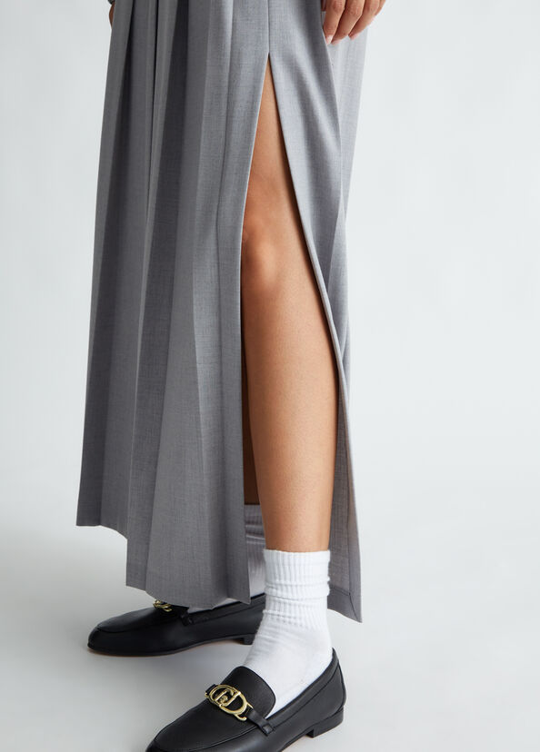 Liu Jo Gonna a pieghe in twill Presa