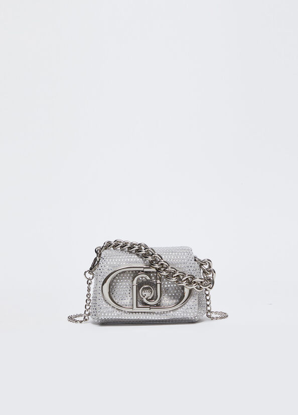 Liu Jo Mini borsa LaPuffy con strass Vendita Economica