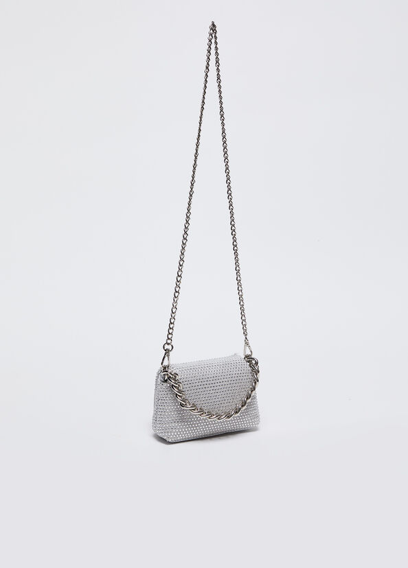 Liu Jo Mini borsa LaPuffy con strass Vendita Economica