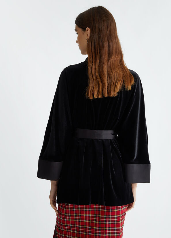 Liu Jo Giacca kimono in velluto Spedizione Gratuita